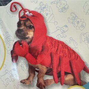 Rock Lobster Dog or Cat Halloween Costume NWT Fits Medium Dogs and adult cats